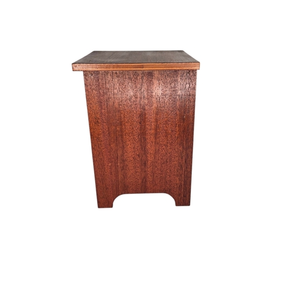 Wooden Chest Of Drawers For Baby Doll Clothes 9" Handmade Doll Dresser 1950s - Picture 8 of 14